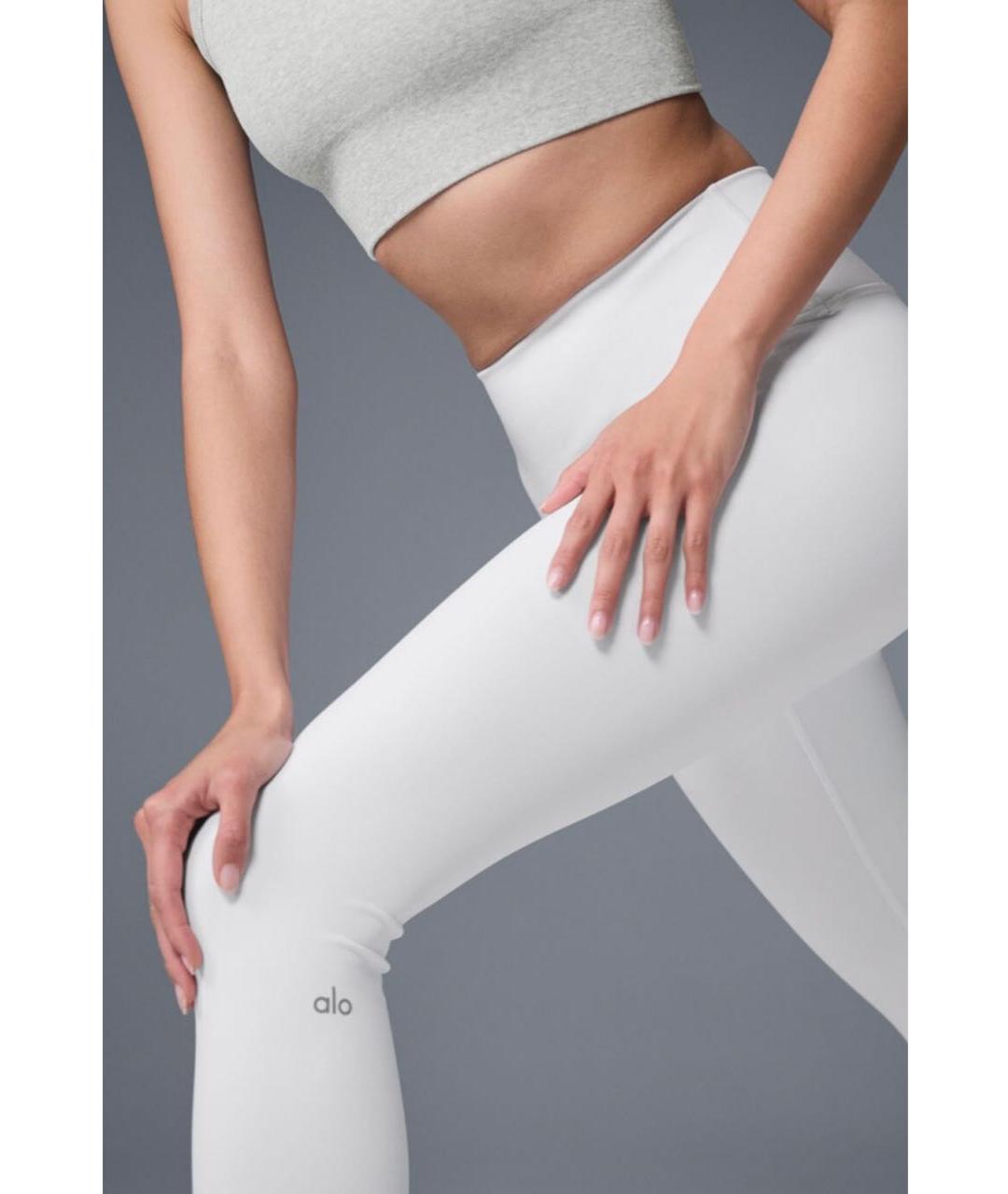 ALO YOGA Белые спортивные брюки и шорты, фото 8