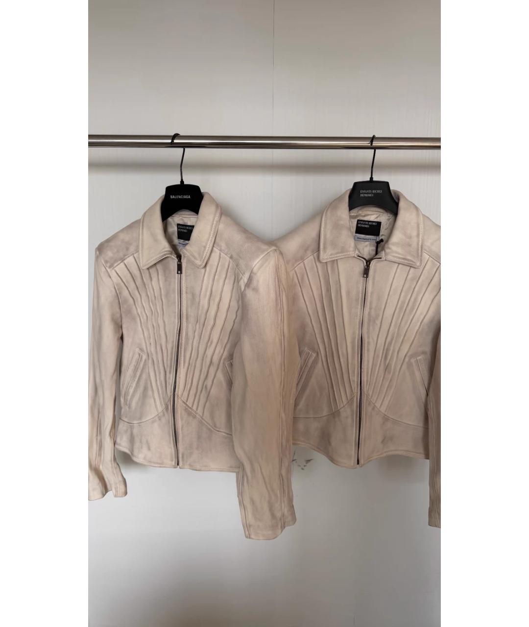 Enfants Riches Déprimés Белая кожаная куртка, фото 5