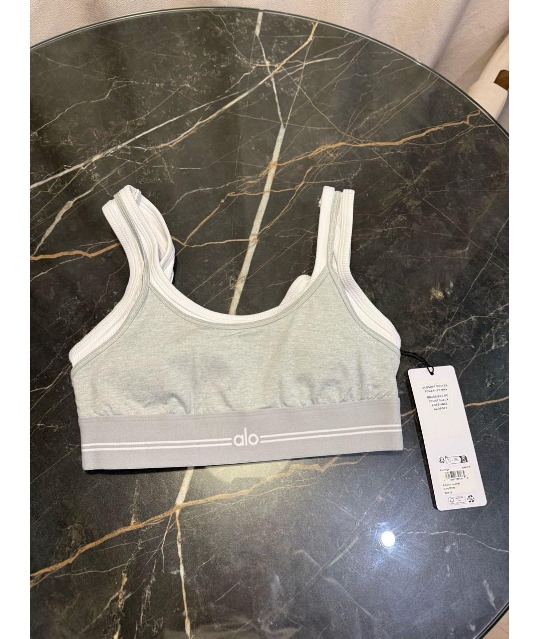 ALO YOGA Серая спортивная куртка, фото 2