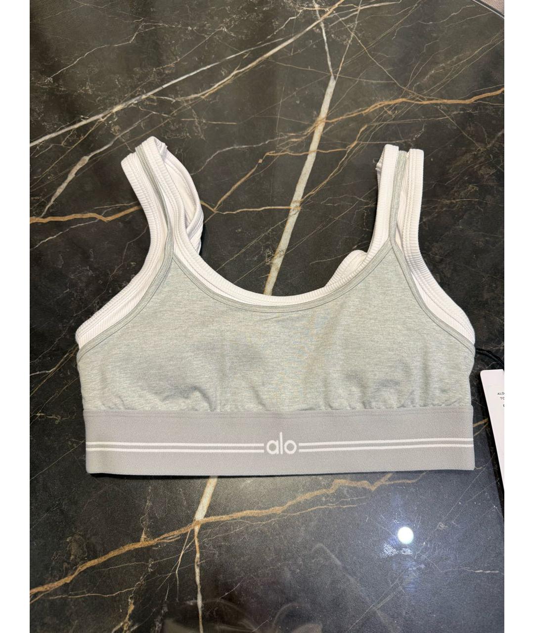 ALO YOGA Серая спортивная куртка, фото 7