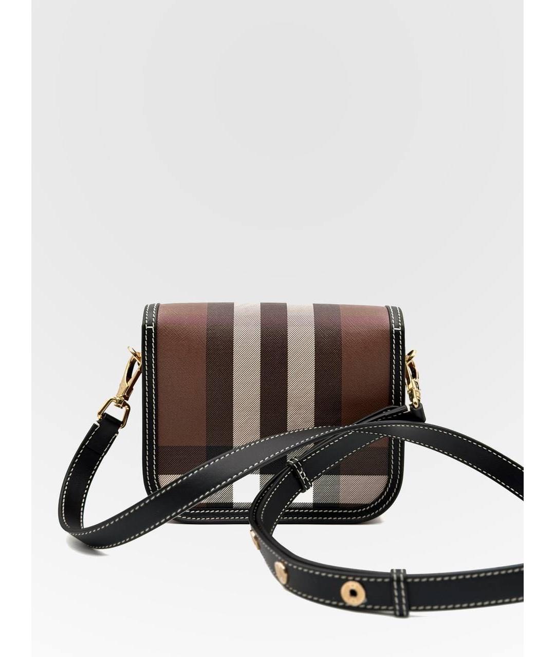 BURBERRY Коричневая кожаная сумка через плечо, фото 2