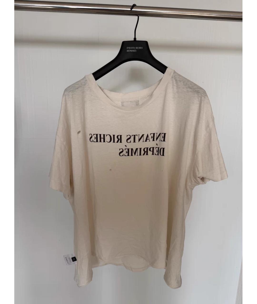 Enfants Riches Déprimés Белая хлопковая футболка, фото 4