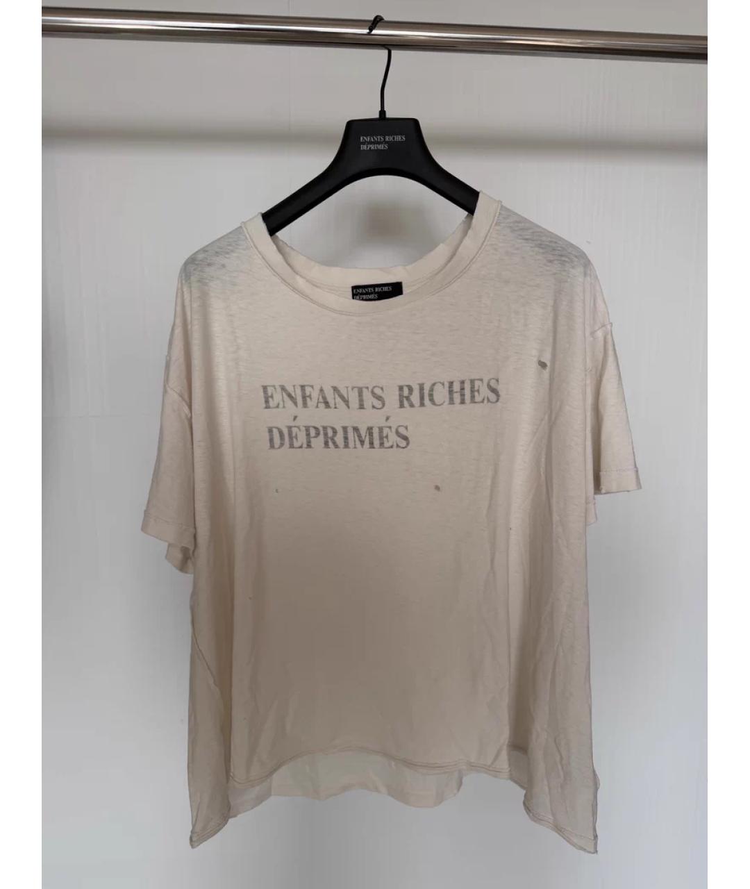 Enfants Riches Déprimés Белая хлопковая футболка, фото 3