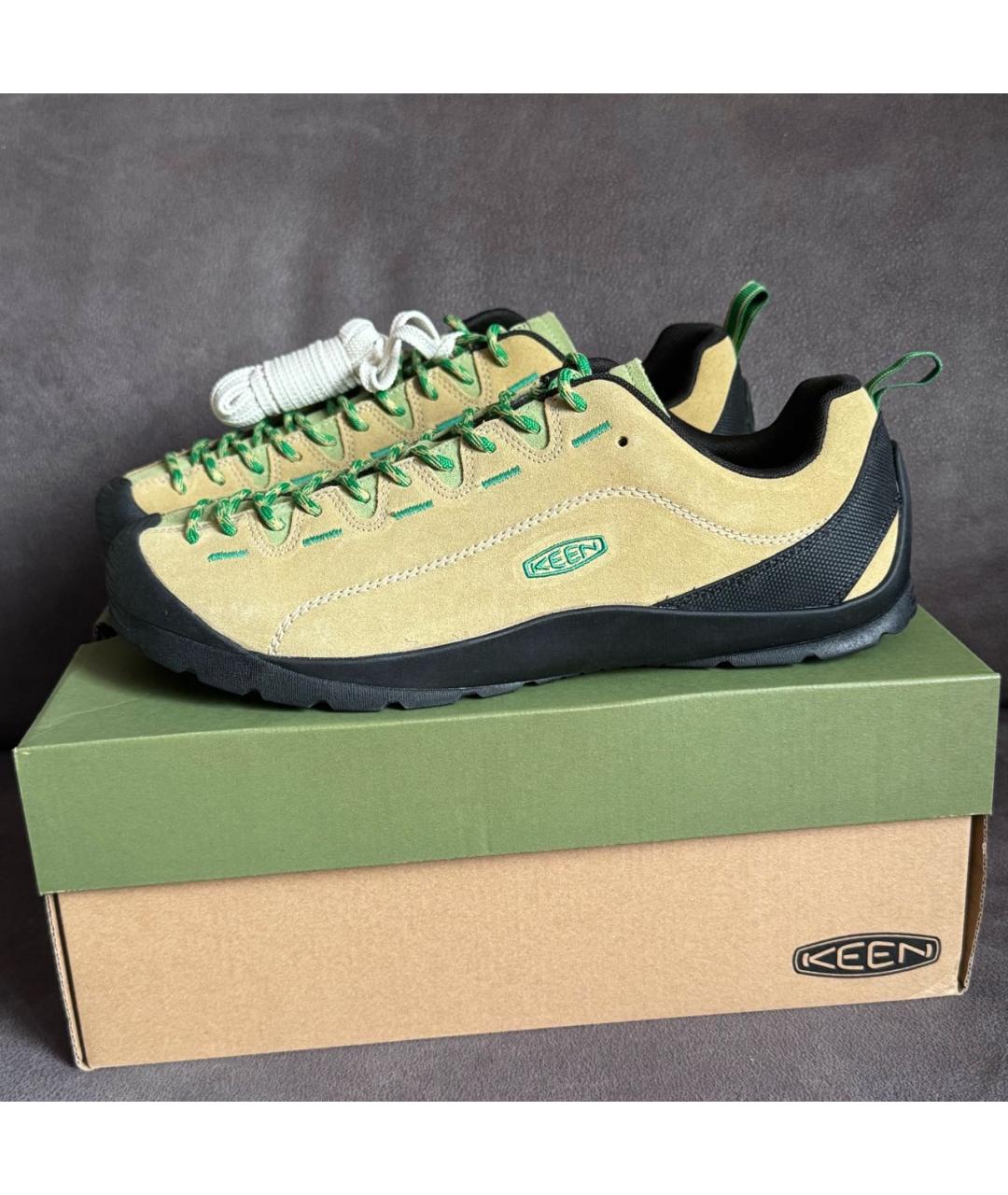 KEEN Хаки замшевые низкие кроссовки / кеды, фото 4