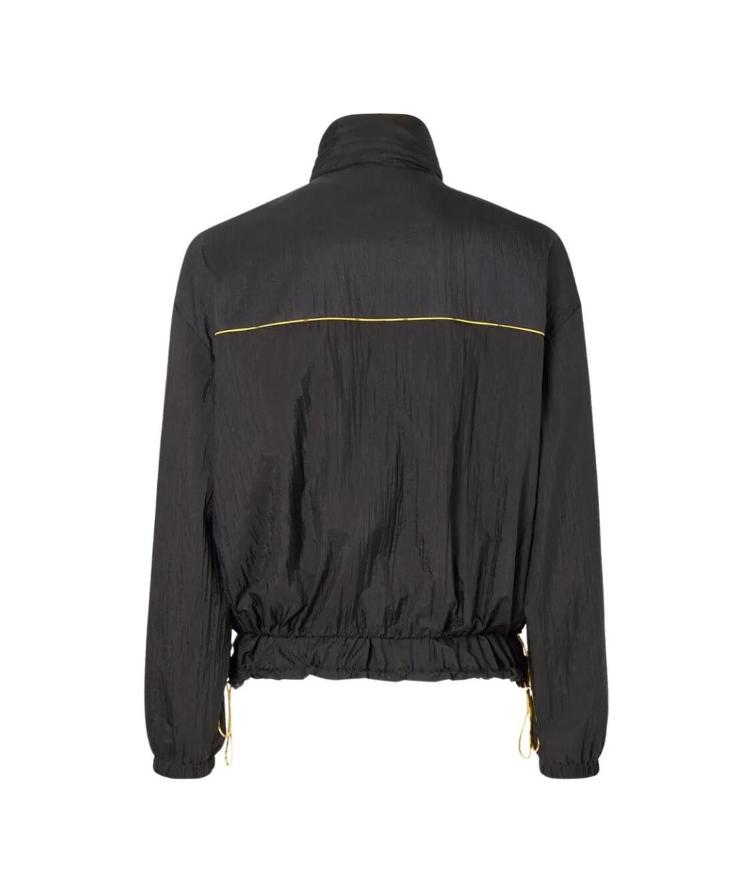 FENDI Черная полиамидовая куртка, фото 4