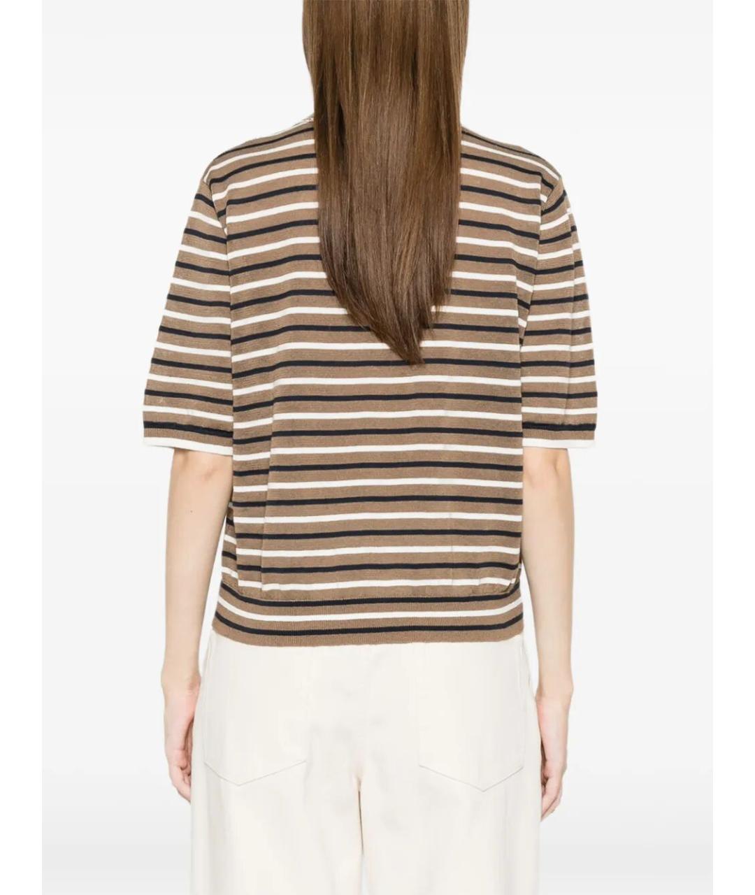 BRUNELLO CUCINELLI Мульти льняная футболка, фото 5