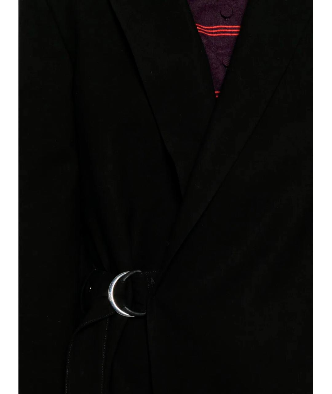 LOEWE Черный шерстяной жакет/пиджак, фото 3