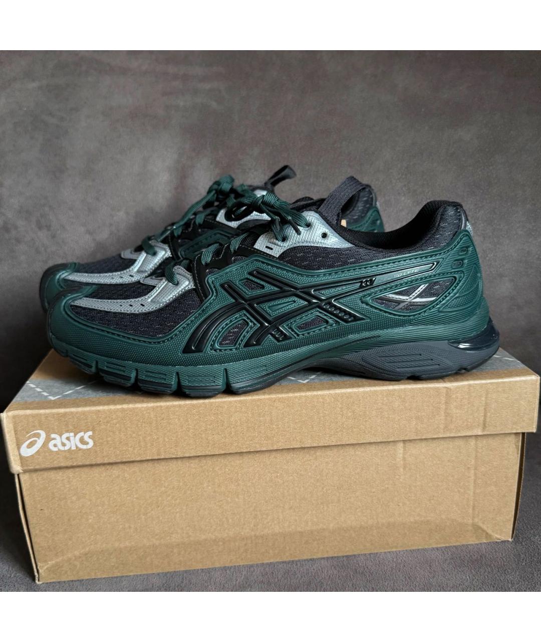 ASICS Зеленые синтетические низкие кроссовки / кеды, фото 4