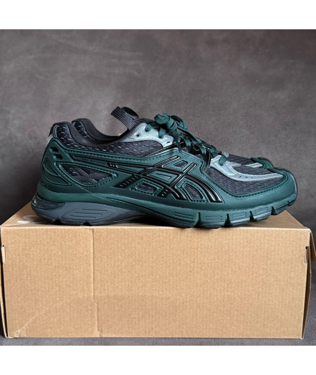 ASICS Зеленые синтетические низкие кроссовки / кеды, фото 5