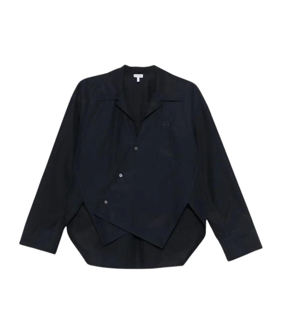 LOEWE Темно-синяя хлопковая рубашка, фото 1