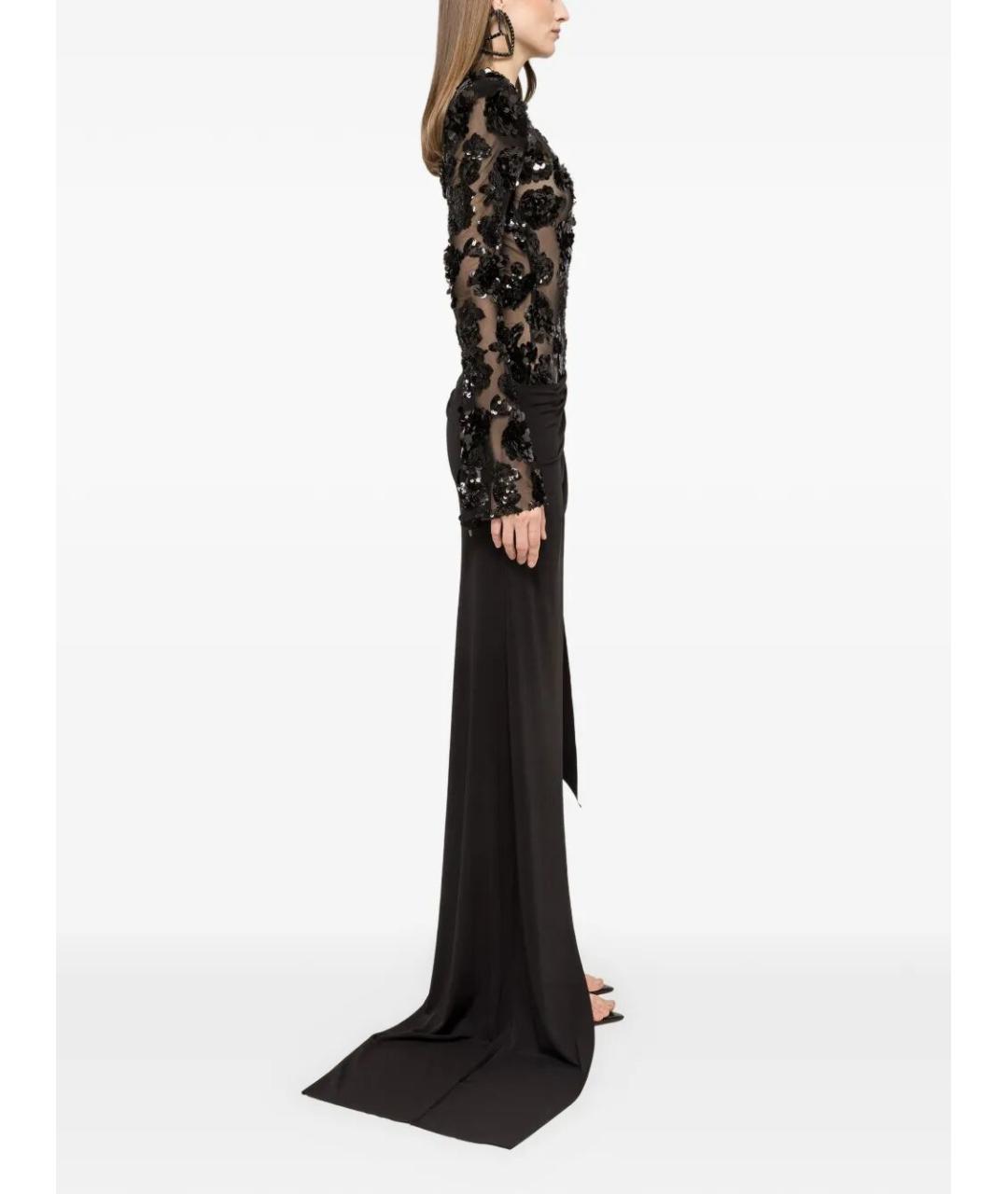 NISSA Черное полиэстеровое платье, фото 7