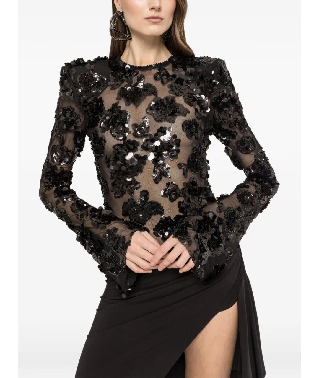 NISSA Черное полиэстеровое платье, фото 3