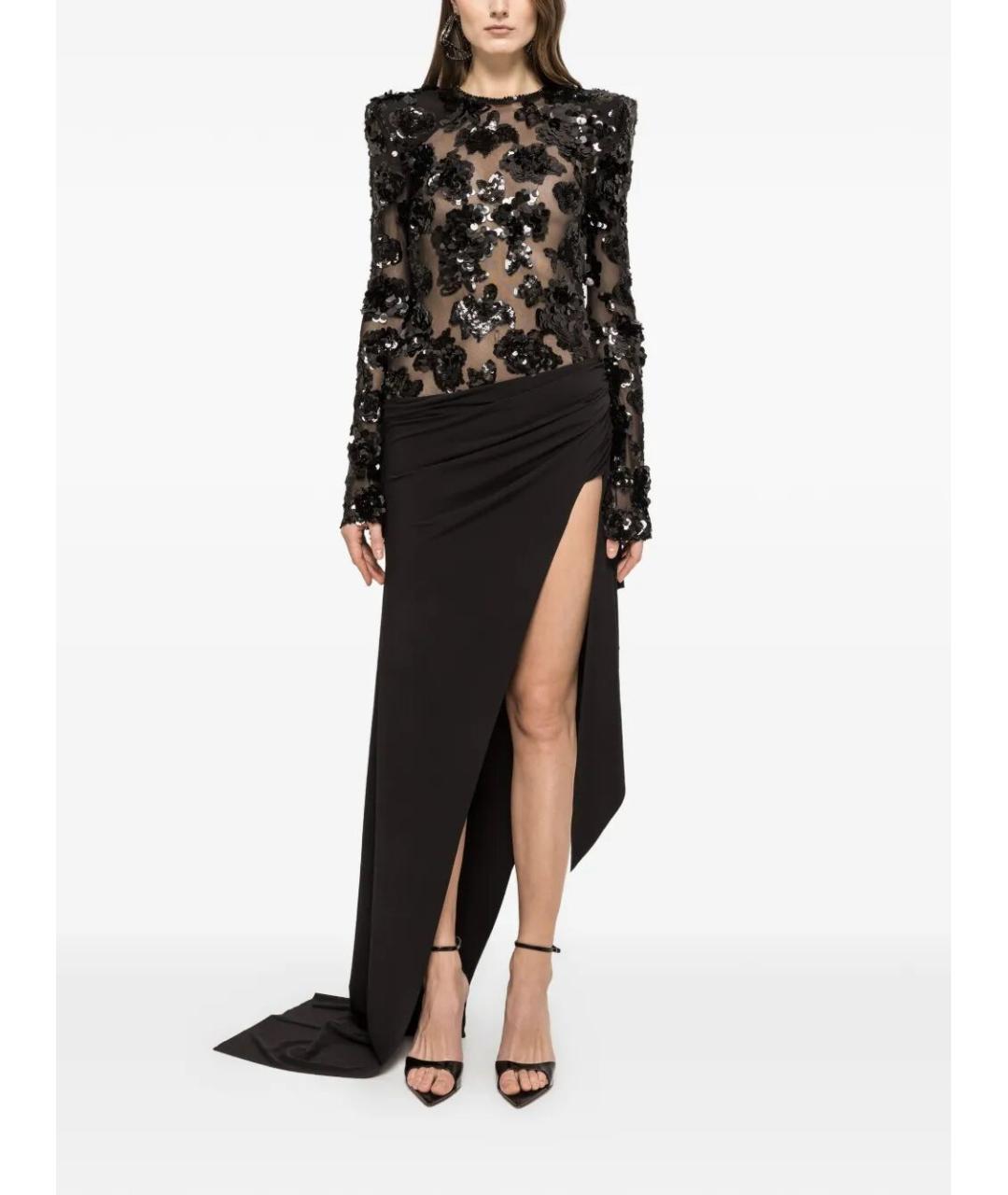 NISSA Черное полиэстеровое платье, фото 5