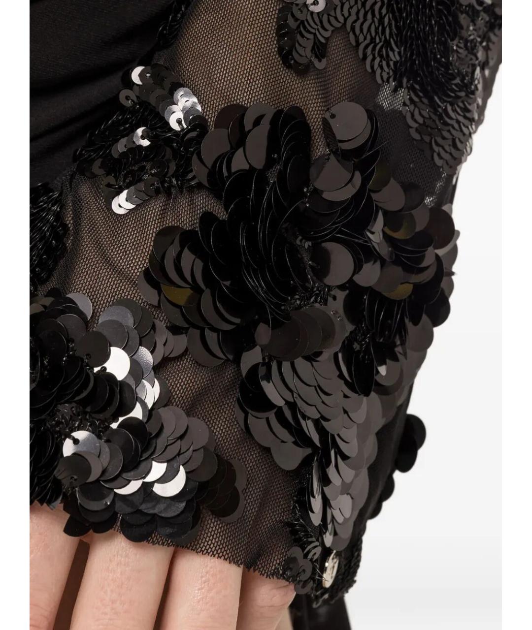 NISSA Черное полиэстеровое платье, фото 6