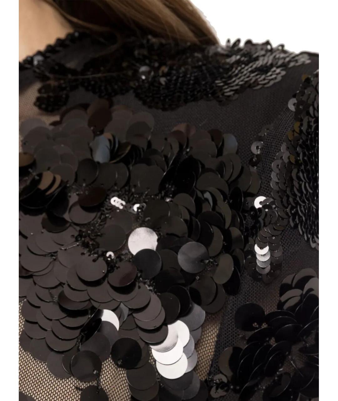 NISSA Черное полиэстеровое платье, фото 8