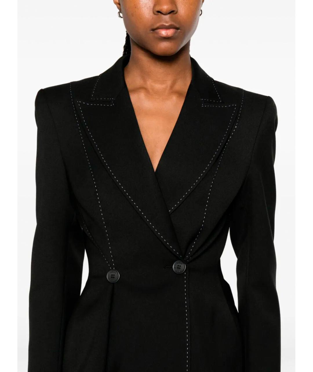 NISSA Черный льняной жакет/пиджак, фото 4