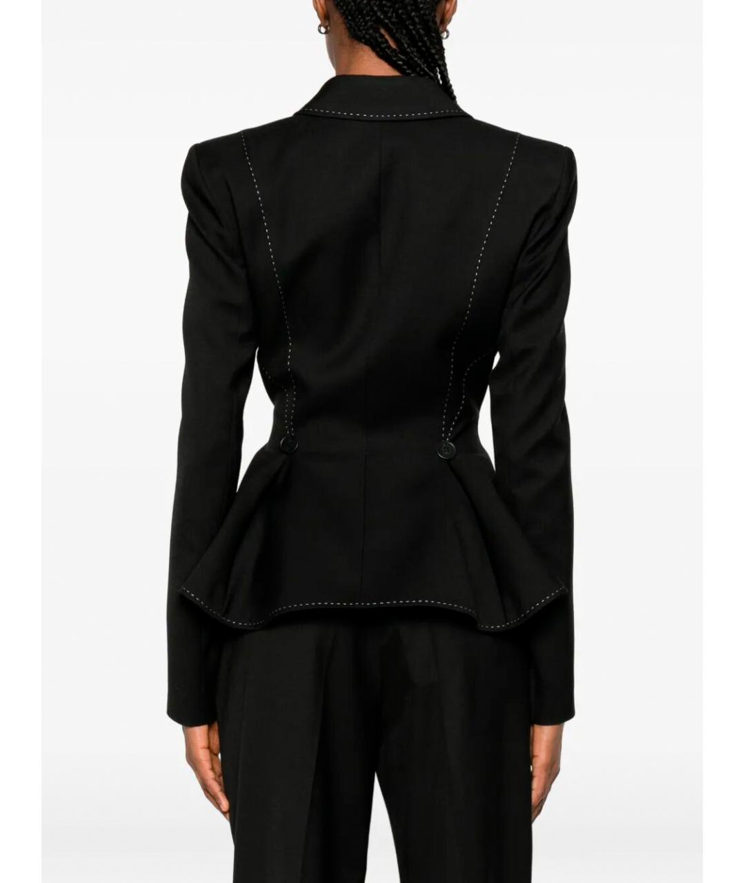 NISSA Черный льняной жакет/пиджак, фото 3