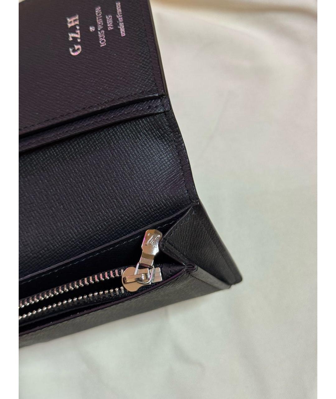 LOUIS VUITTON Черный кошелек, фото 6