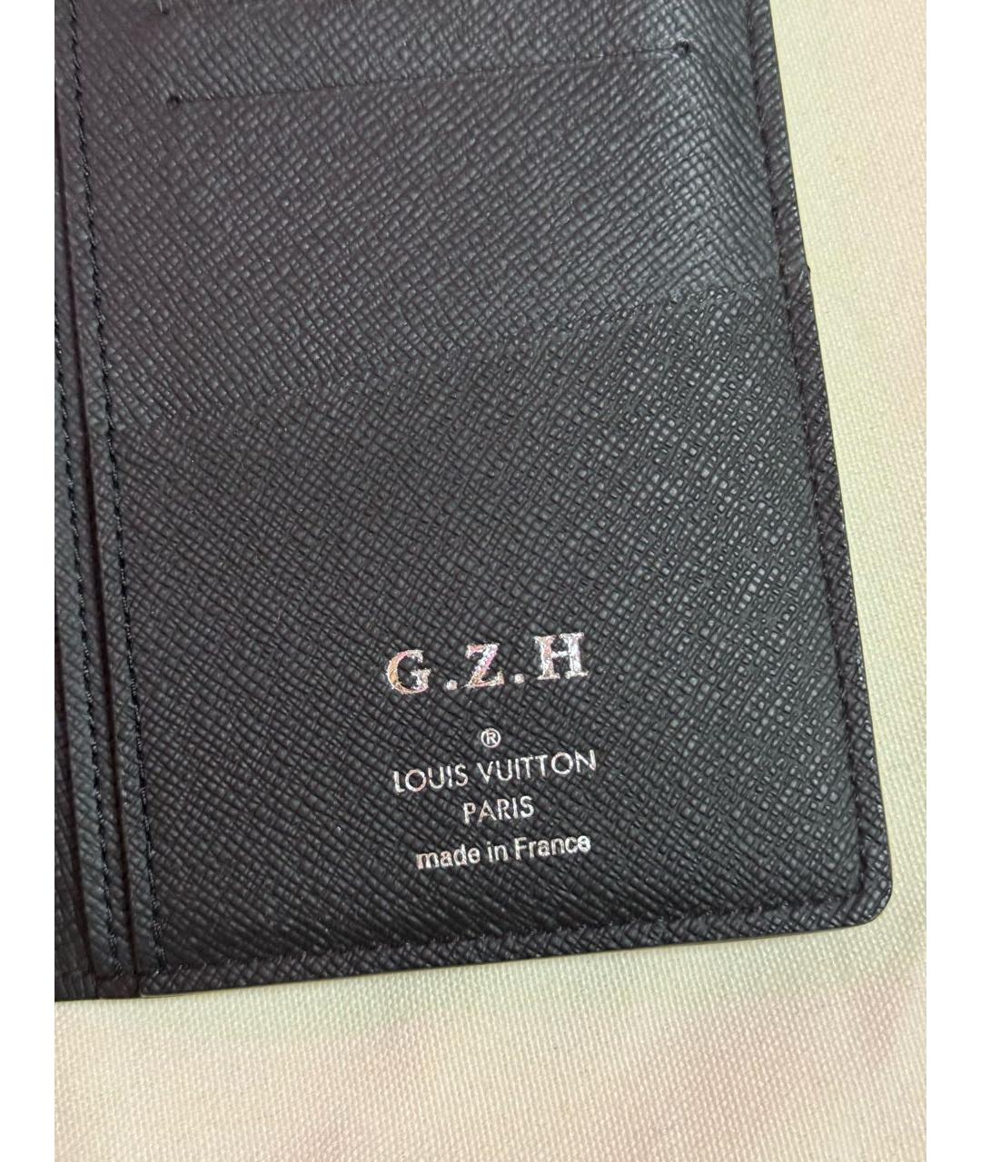 LOUIS VUITTON Черный кошелек, фото 5