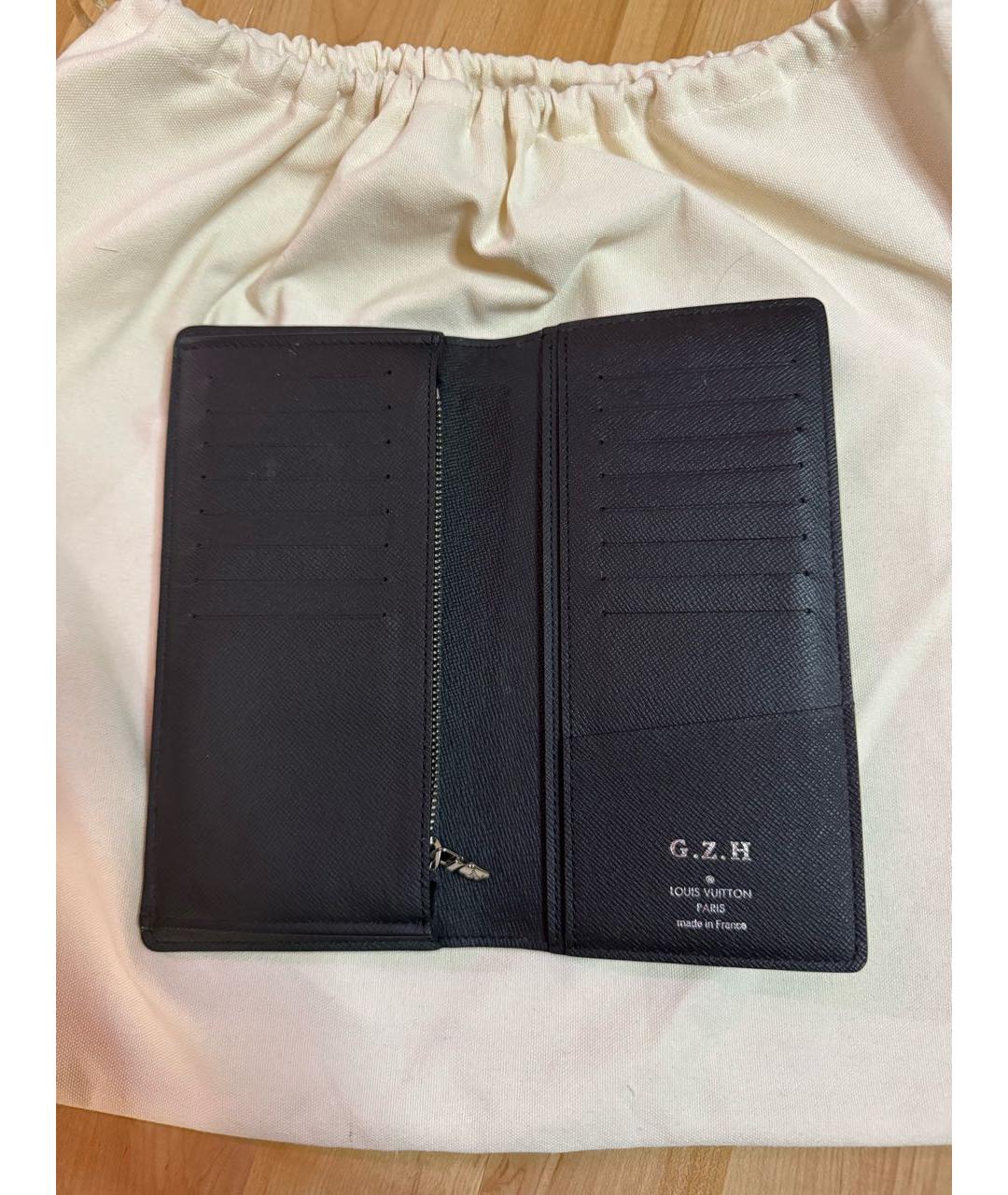 LOUIS VUITTON Черный кошелек, фото 3