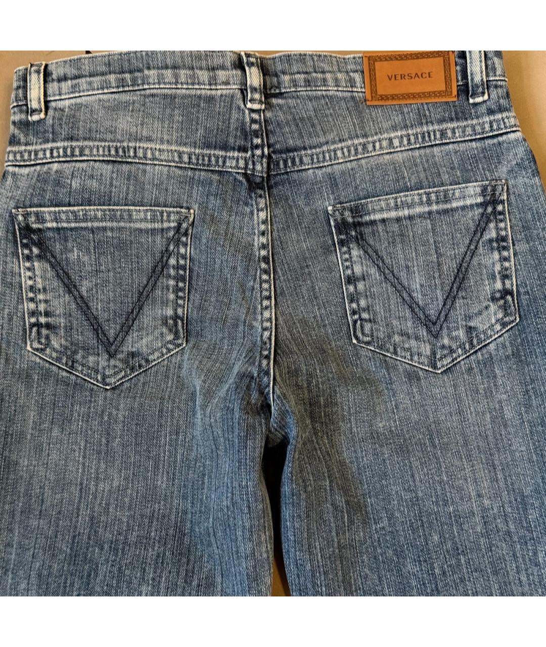 VERSACE Синие деним детские джинсы, фото 4