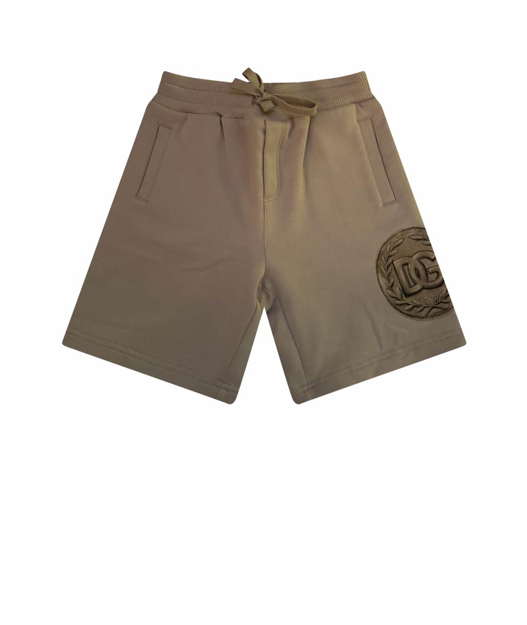DOLCE&GABBANA Бежевые хлопковые детские шорты, фото 1