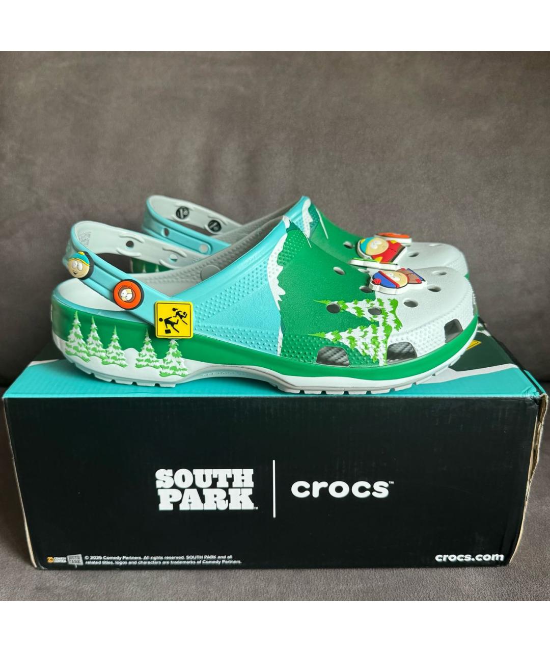 CROCS Мульти резиновые шлепанцы, фото 5