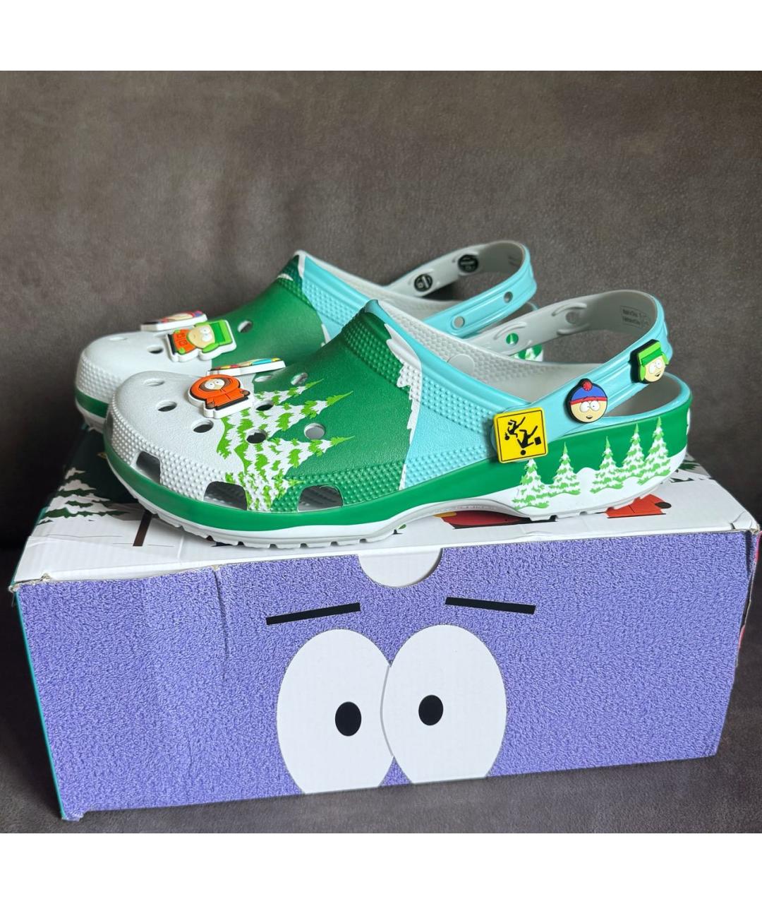 CROCS Мульти резиновые шлепанцы, фото 4