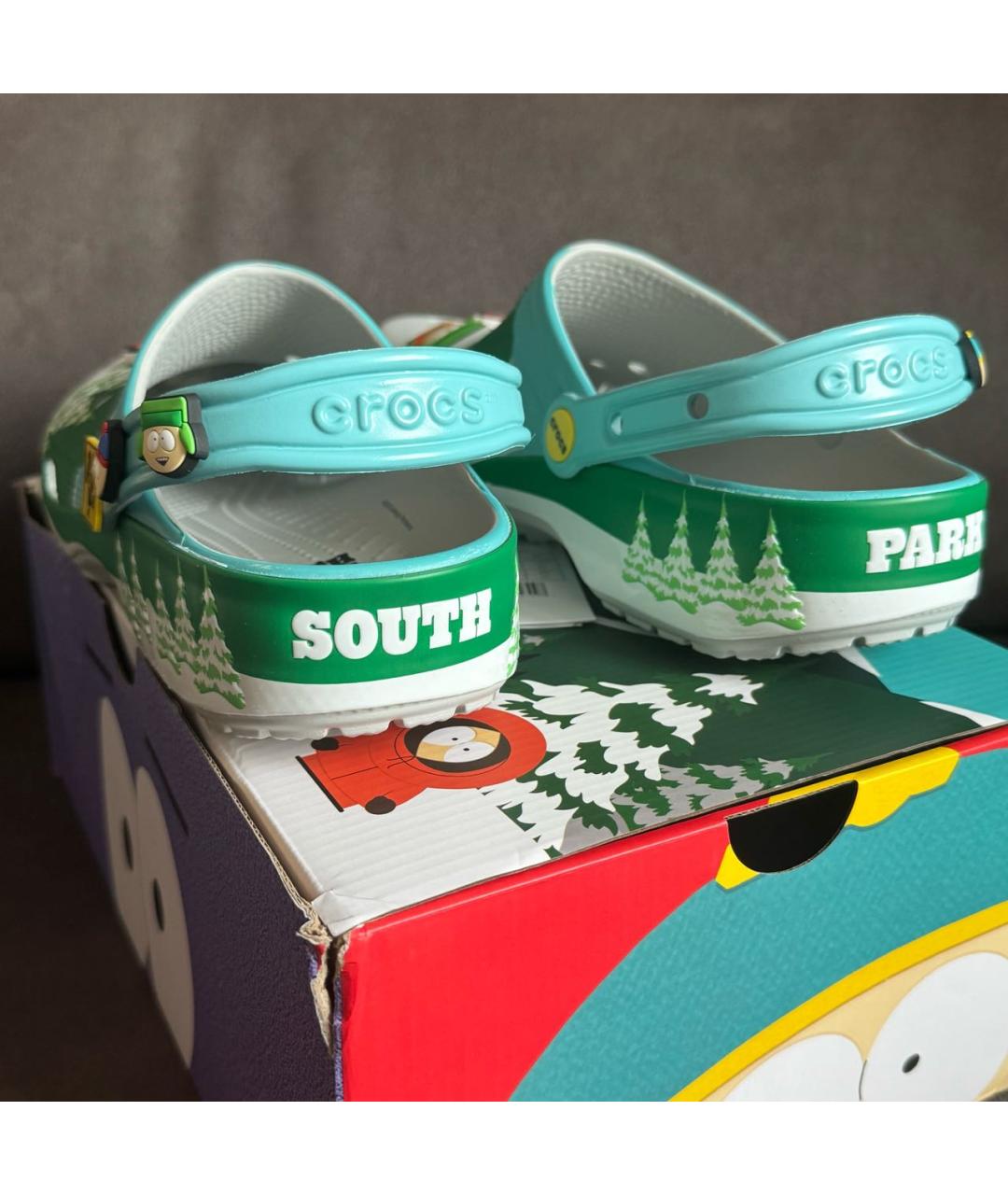 CROCS Мульти резиновые шлепанцы, фото 3