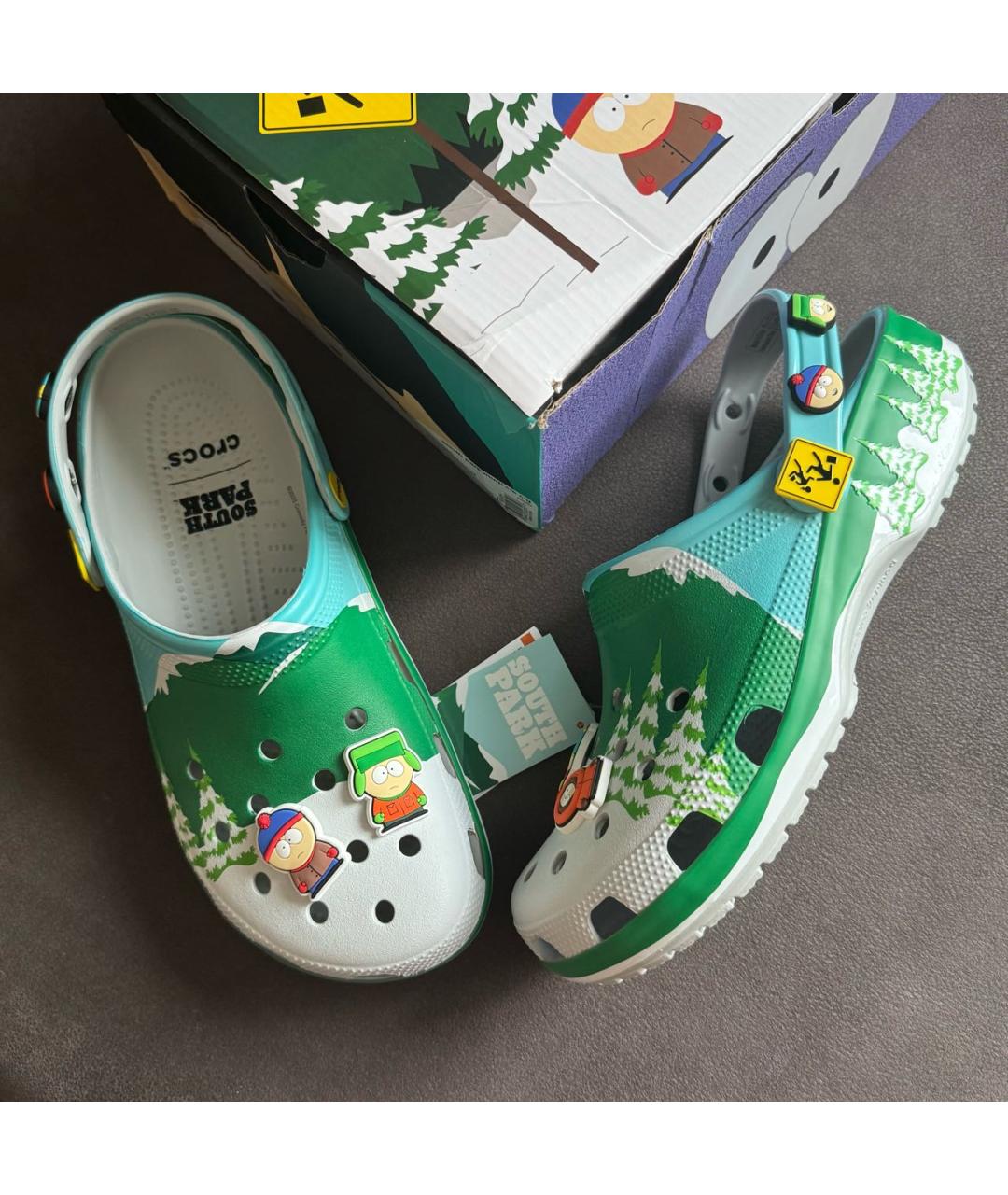 CROCS Мульти резиновые шлепанцы, фото 6