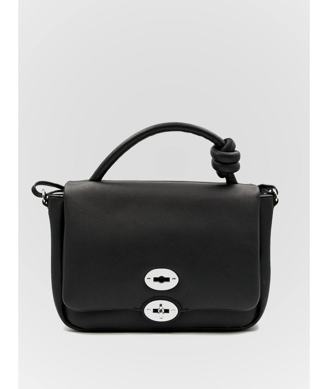 ZANELLATO Черная кожаная сумка через плечо, фото 7