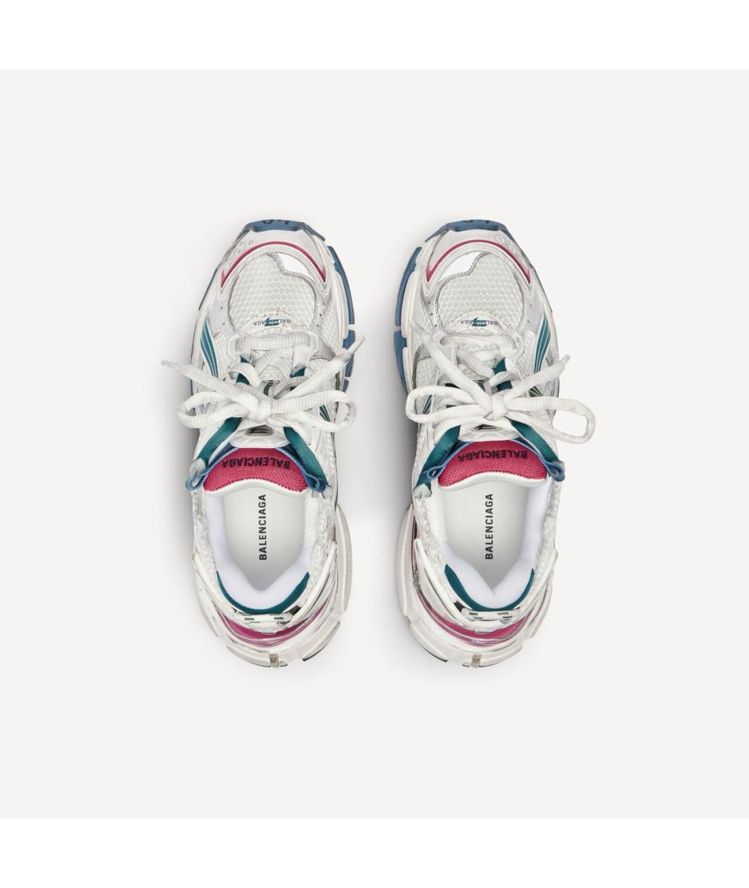 BALENCIAGA Белые синтетические кроссовки, фото 3