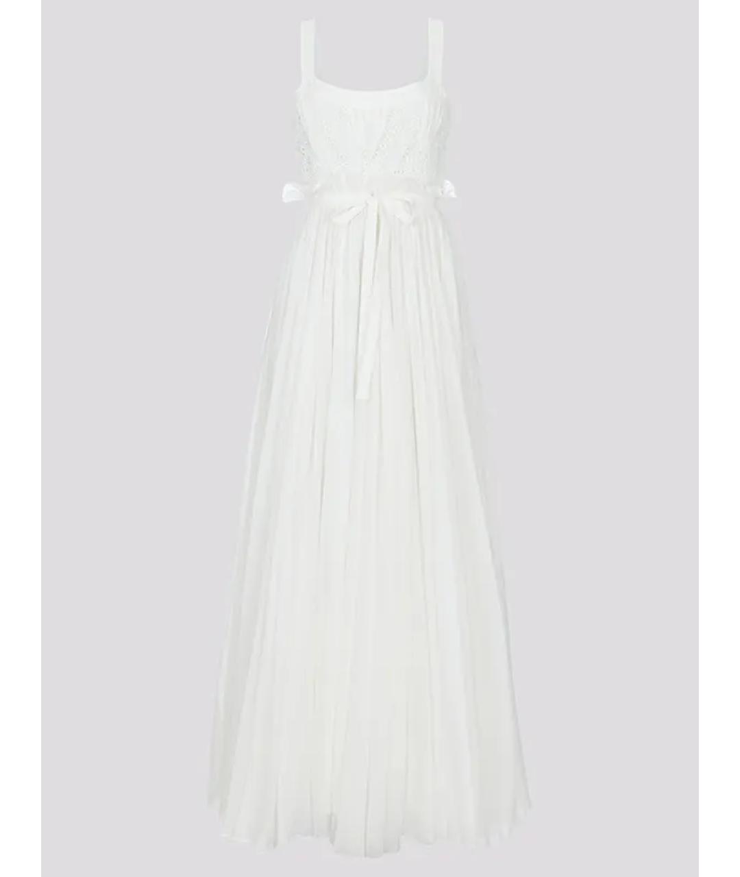 CHRISTIAN DIOR Белый хлопковый сарафан, фото 3