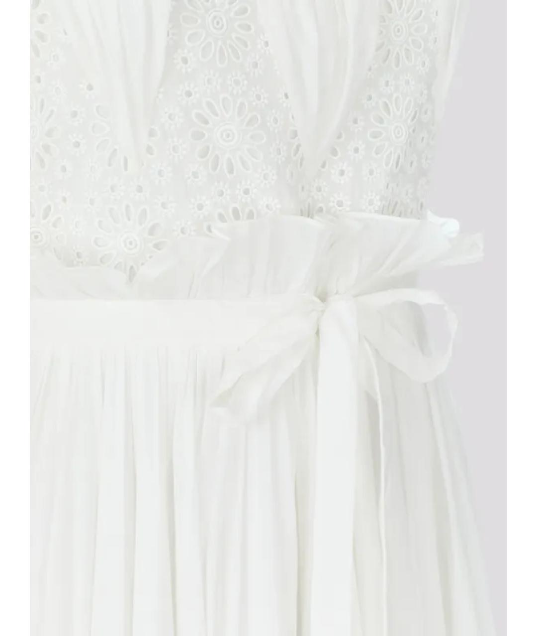 CHRISTIAN DIOR Белый хлопковый сарафан, фото 2