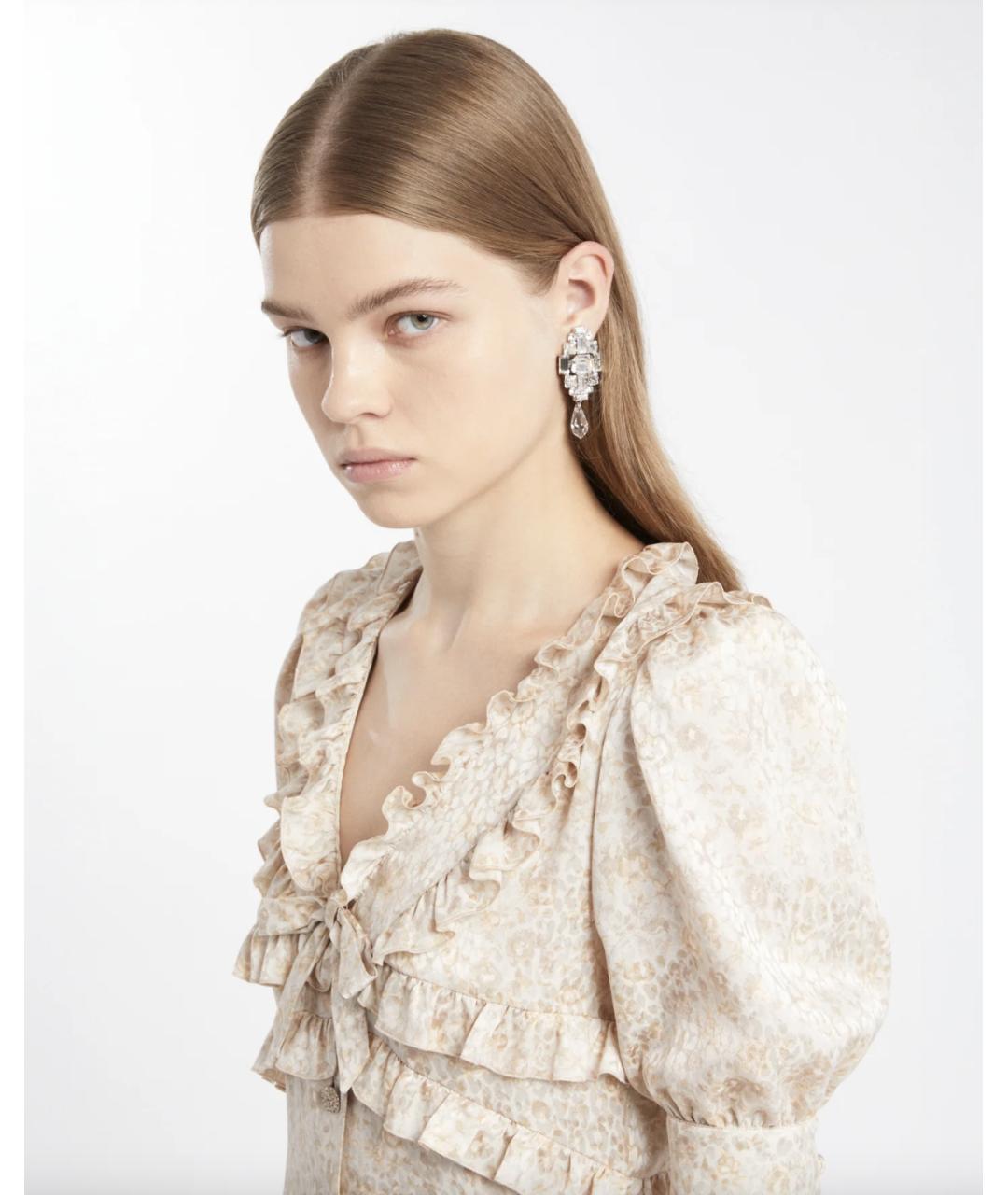 ALESSANDRA RICH Серебряные металлические серьги, фото 3