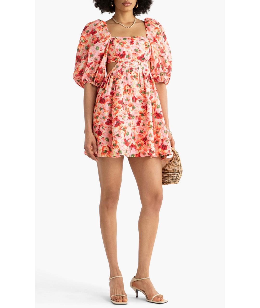 ZIMMERMANN Розовый льняной сарафан, фото 2