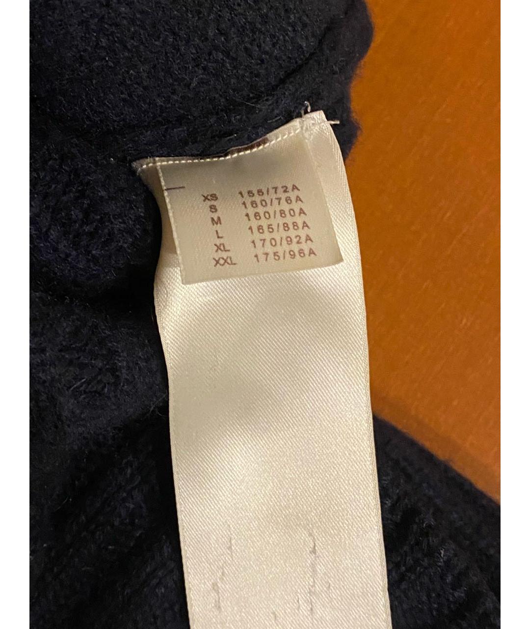 LOUIS VUITTON Темно-синий кашемировый джемпер / свитер, фото 4