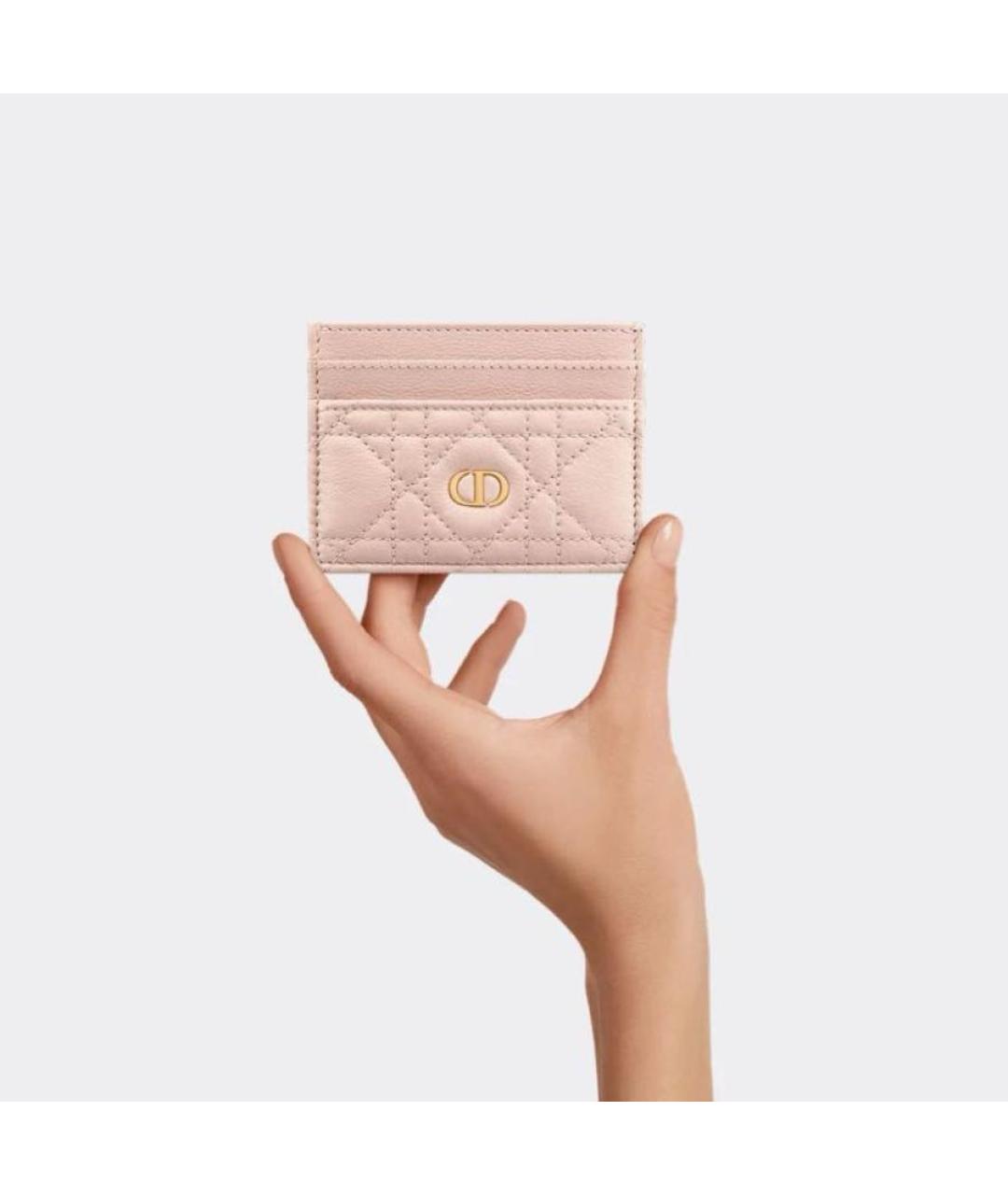 CHRISTIAN DIOR Розовый кардхолдер, фото 3