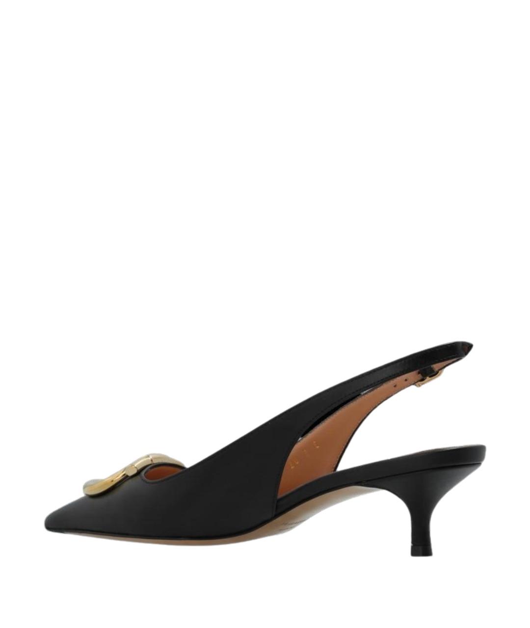 FERRAGAMO Черные кожаные туфли, фото 2