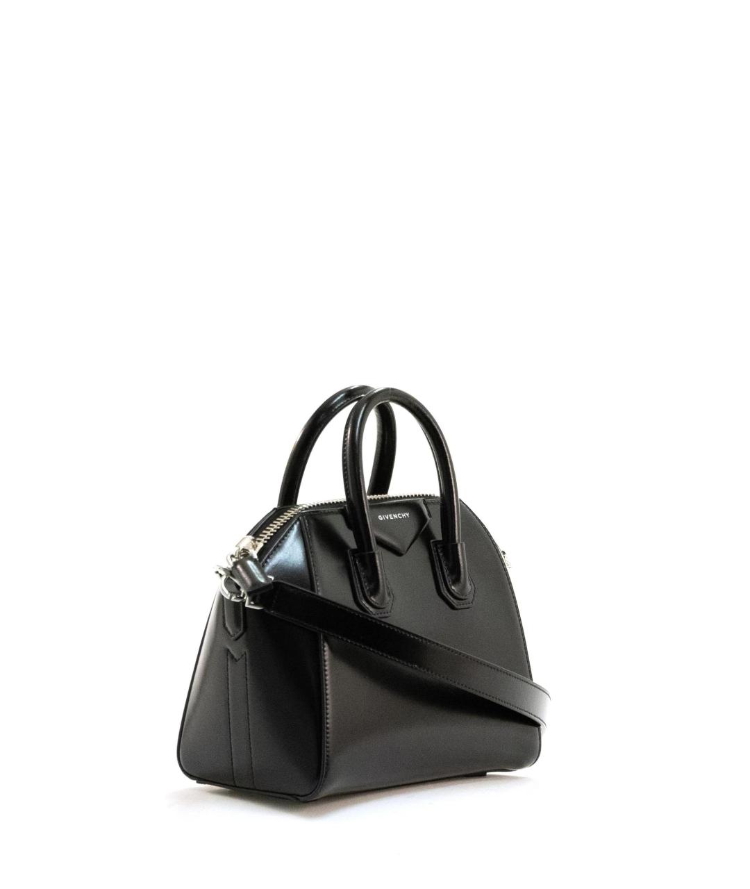 GIVENCHY Черная кожаная сумка тоут, фото 3