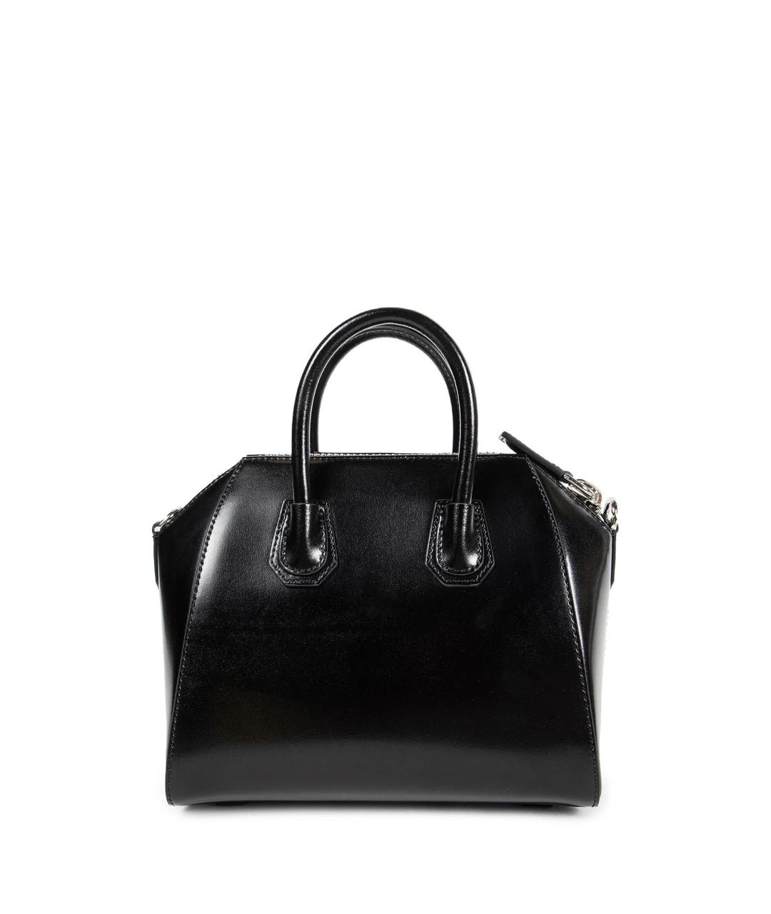 GIVENCHY Черная кожаная сумка тоут, фото 2