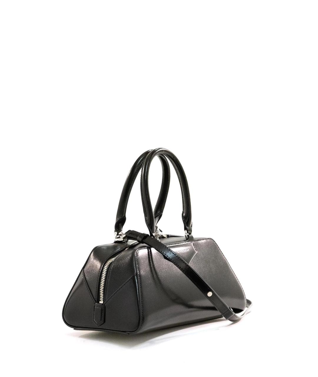 GIVENCHY Черная кожаная сумка тоут, фото 3