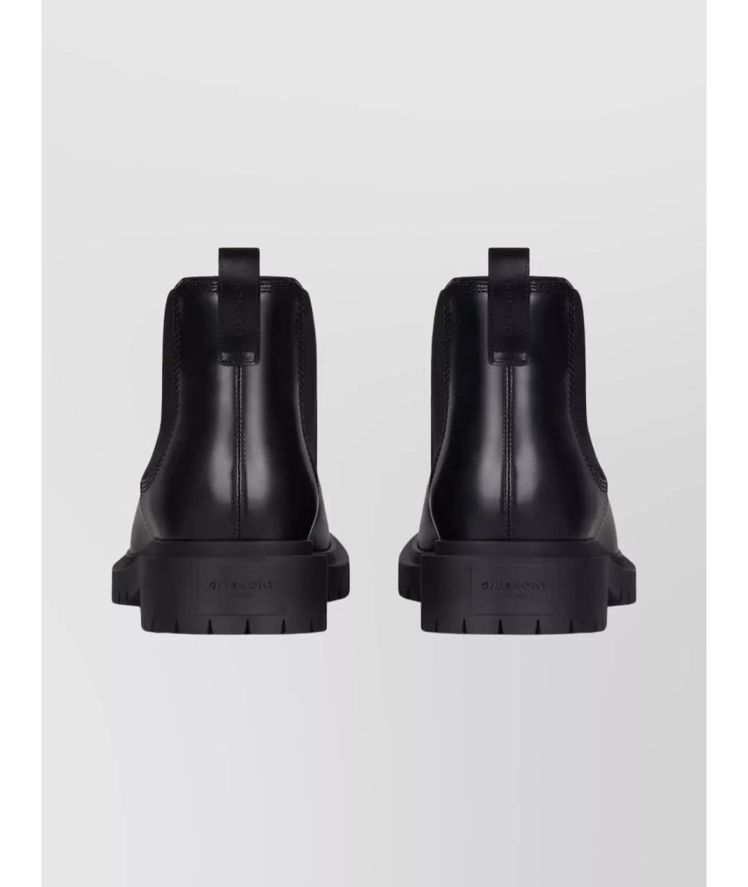 GIVENCHY Черные кожаные низкие ботинки, фото 2