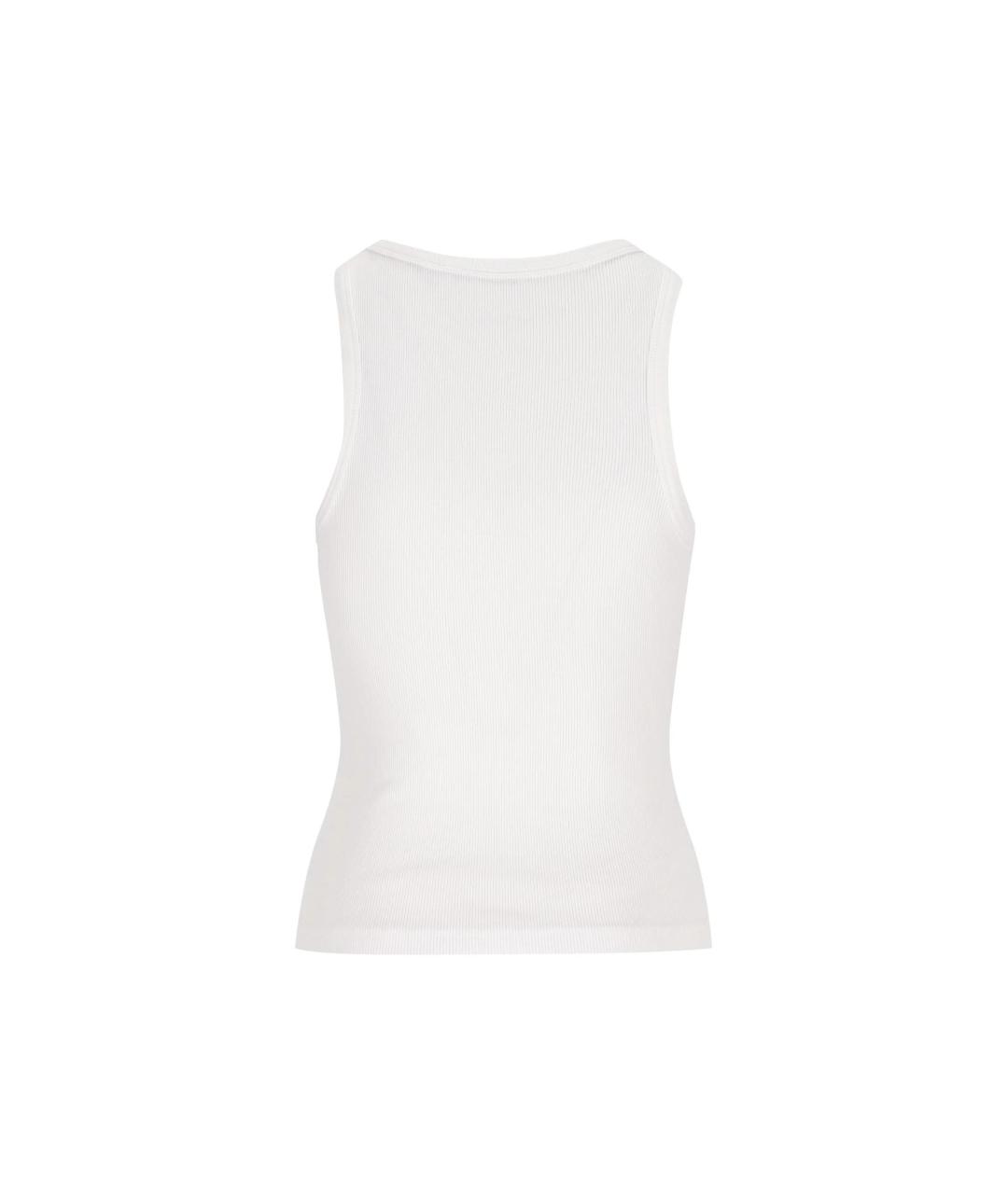 GIVENCHY Белая хлопко-эластановая майка, фото 2