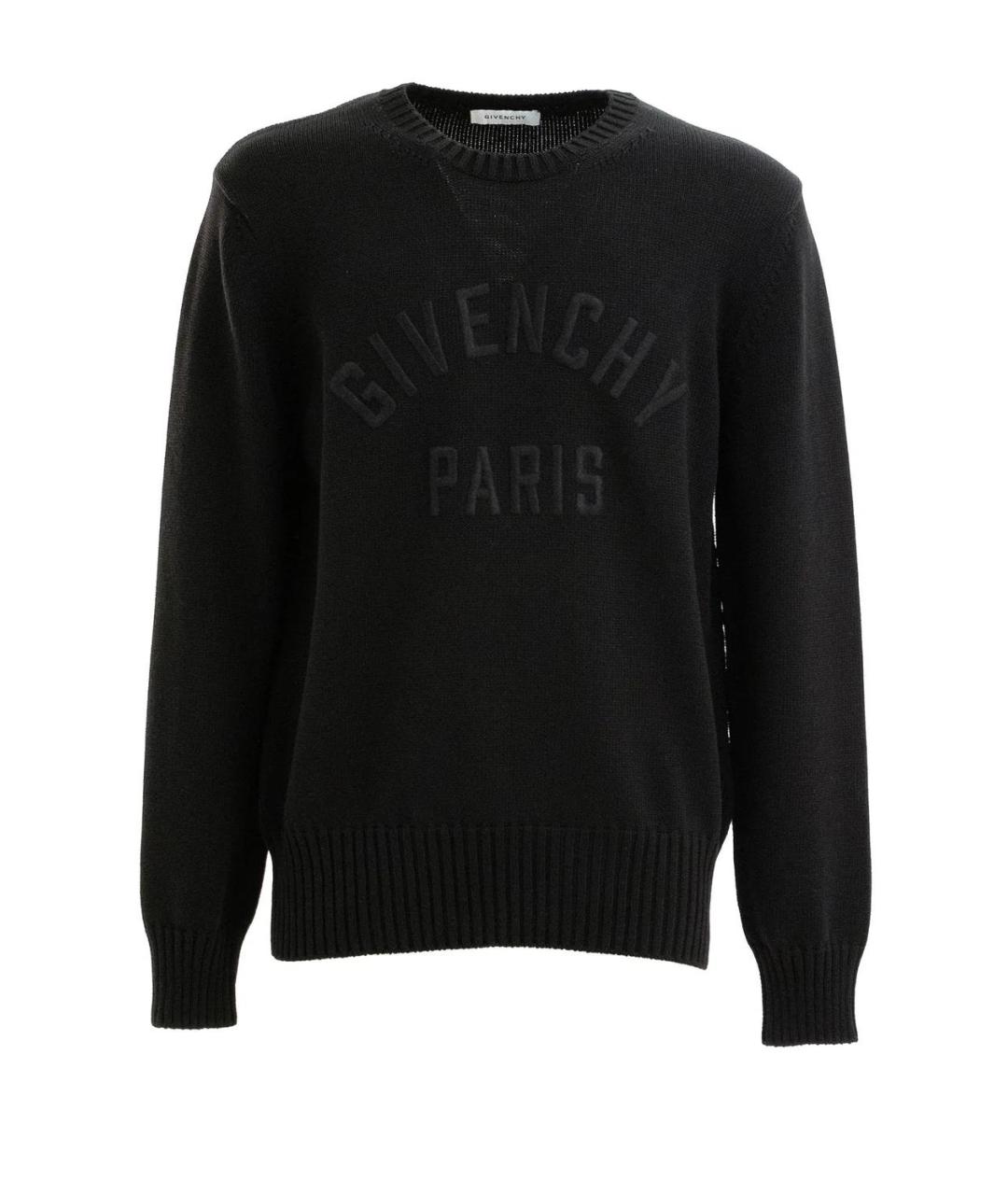 GIVENCHY Черный хлопковый джемпер / свитер, фото 1