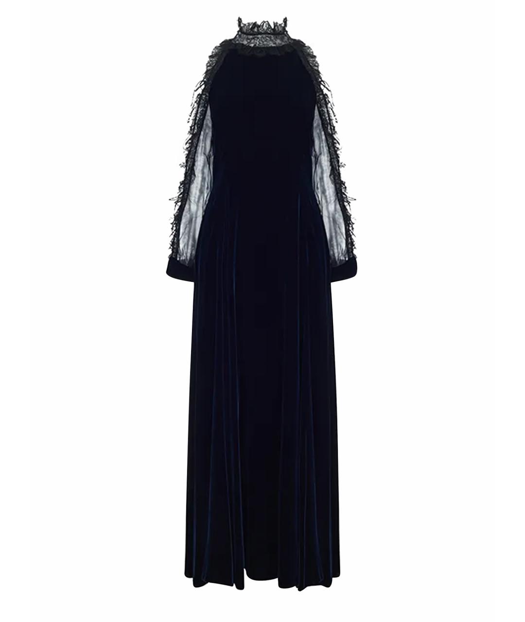 CHRISTIAN DIOR Черное синтетическое вечернее платье, фото 1