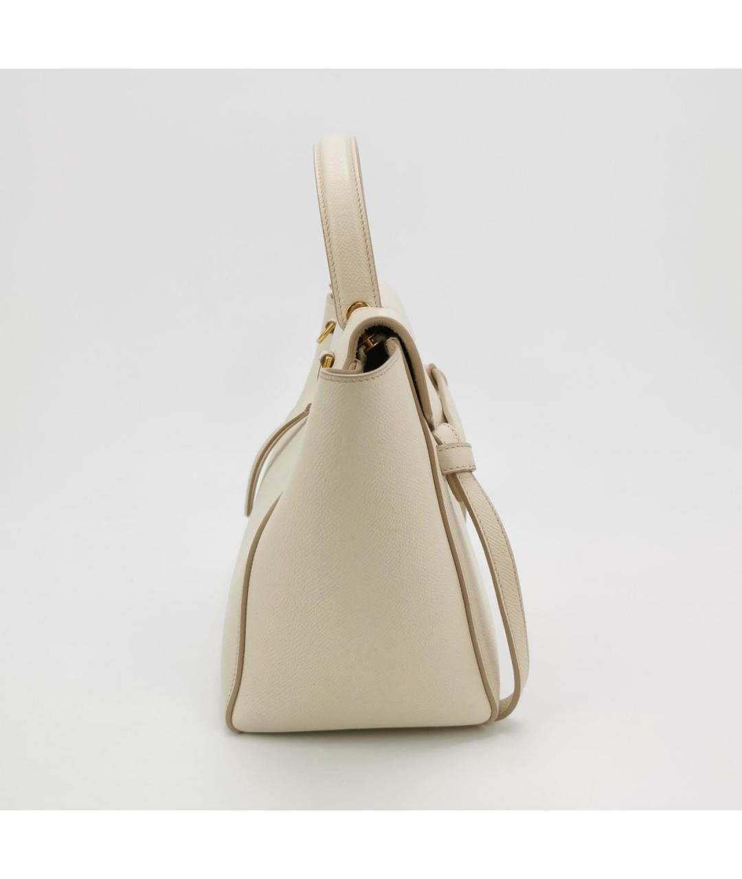 CELINE Белая сумка через плечо, фото 6