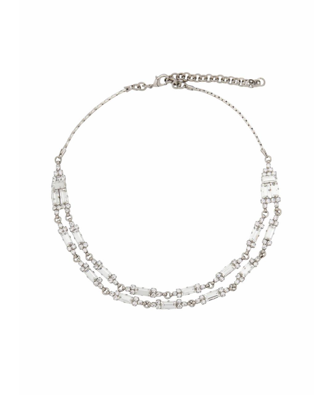 ALESSANDRA RICH Серебряное металлическое колье, фото 1