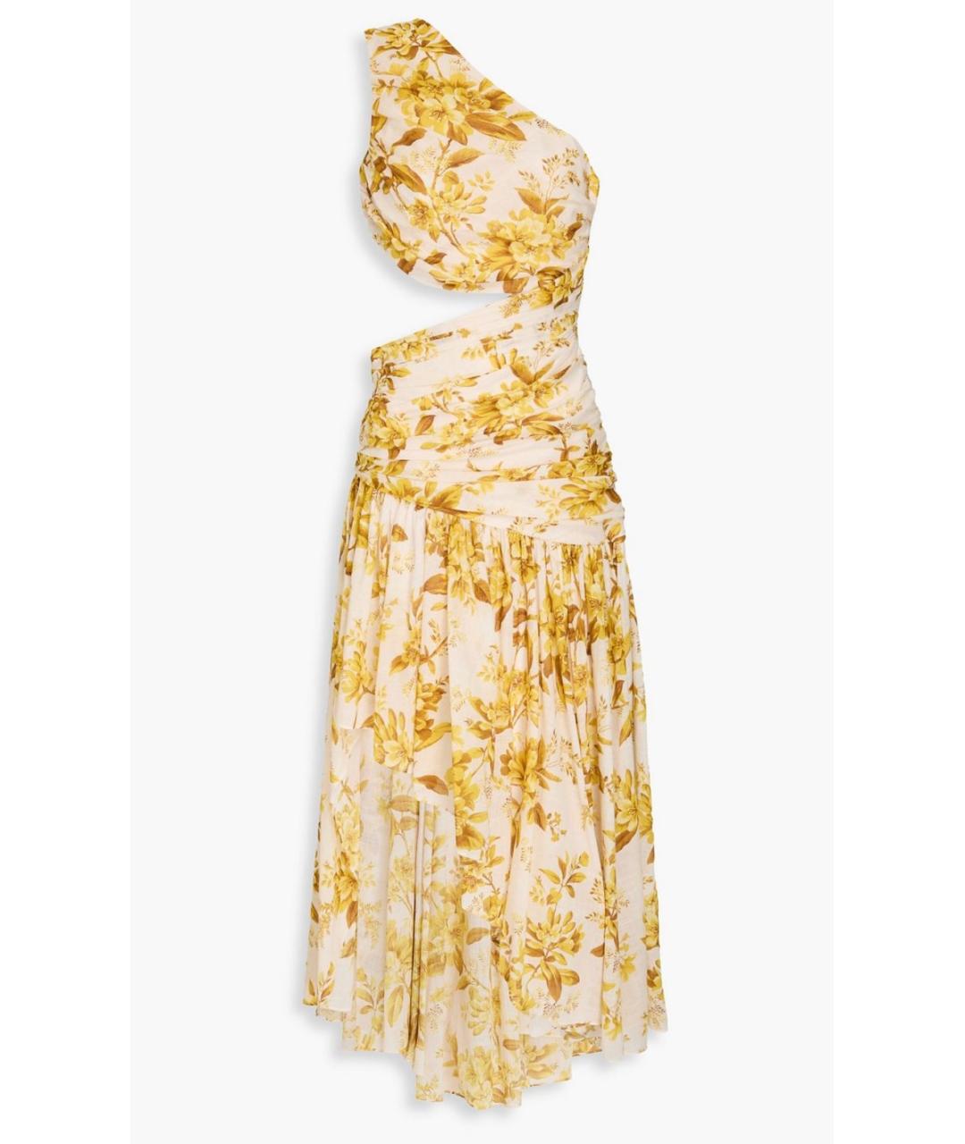 ZIMMERMANN Желтое хлопковое платье, фото 10