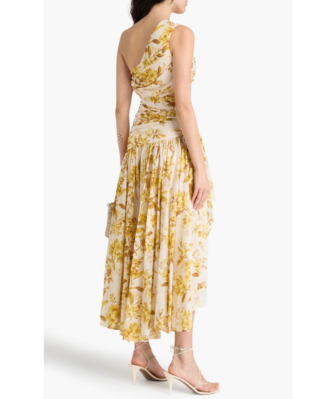 ZIMMERMANN Желтое хлопковое платье, фото 3